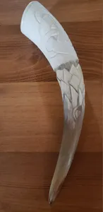 Cuenco Vikingo de Cuerno de Búfalo Pulido a Mano, Estilo Animal, con Soporte, Ecológico, Seguro y Portátil para Bebidas - Product Image 5