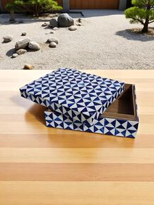 Caja de Joyería Decorativa Hecha a Mano con Diseño Marroquí de Flor de Amor con Incrustaciones de Hueso Ecológica, Decoración para Mesa del Hogar, Año Nuevo - Product Image 4