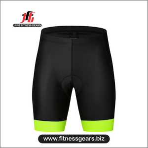 High Performance Eco-Friendly Breathable Spandex/Polyester <b>Cycling</b> <b>Shorts</b> Customizable Options Men-<b>Padded</b> Comfort Quick Dry - Product Image 1
