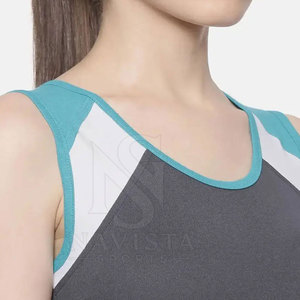เสื้อกล้ามยาว NAVISTA SPORTS รุ่นใหม่ขายดีสำหรับผู้หญิง ดีไซน์เรียบง่าย สกรีนโลโก้ด้านหน้า ผลิตจากผ้าฝ้ายแคนวาส 100% ระบายอากาศได้ดี แห้งเร็ว - Product Image 6
