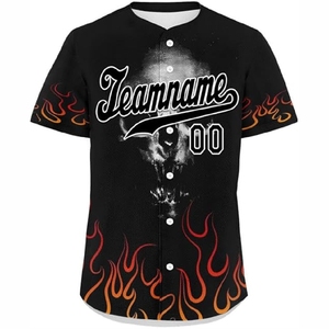 Maillot de baseball sublimé avec tissu doux au toucher et contrôle avancé de l'humidité pour usage sportif - Product Image 5