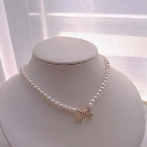 Collar con Colgante de Perla de Agua Dulce con Cadena de Plata S925, Estilo Chopsticks, Lujoso, Ligero, Moderno y Versátil - Product Image 2