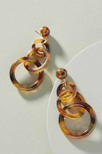 Boucles d'oreilles en résine pour femmes et filles, bijoux fantaisie, boucles d'oreilles en résine à prix de gros - Product Image 3