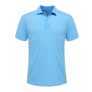 Camiseta Polo de Manga Corta para Hombre, Color Marrón Sólido, Tejido Suave y Transpirable, Estilo Casual Elegante, Prenda Esencial de Moda para Negocios, Venta al Por Mayor - Product Image 3