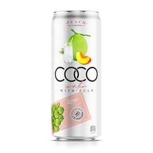 Bebida de Agua de Coco con Arándanos en Lata de 330 ml, OEM, ODM, Marca Privada, Vietnam - Product Image 2