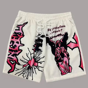 High Quality Custom Logo Gym <b>Shorts</b> for Men Wholesale Black Casual Plain with Breathable Mesh Fabric Canvas Waist Print <b>Technics</b> - Product Image 1