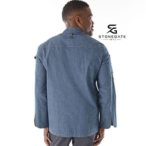 Chaqueta de Chef para la Industria Alimentaria con Material Ligero y Opciones de Personalización de Marca, Proveedor de Uniformes ODM 2026 - Product Image 3