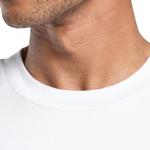 Mens Oversized Athletic Gym T <b>Shirt</b> Breathable Fitness Workout Tee Loose Fit Training Performance <b>Shirt</b> <b>White</b> - Product Image 5