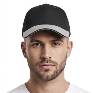 Gorras de Béisbol Ajustables de 6 Paneles con Logotipo Bordado e Impreso, 100% Poliéster, Protección Solar, Transpirables, de Secado Rápido, Impermeables para Hombre - Product Image 1