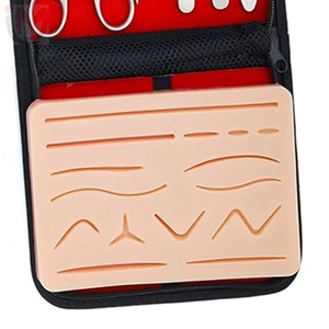 Kit de suture en acier inoxydable avec coussin d'entraînement pour la formation des étudiants en médecine, ensemble d'instruments chirurgicaux - Product Image 3
