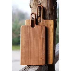 Planche à découper en bois de manguier durable et écologique pour couper les fruits, les légumes et les aliments - Product Image 5