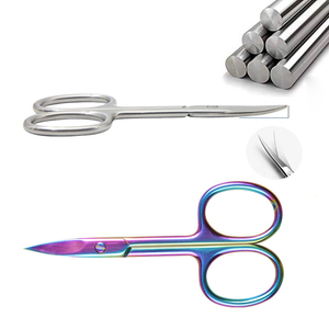 Tijeras Profesionales para Cejas, Herramienta Afilada para Recortar Cejas, para Aplicaciones de Belleza de Precisión - Product Image 3