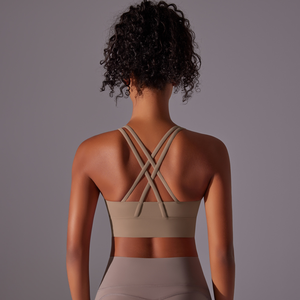 Nuevo Sujetador Deportivo Transpirable con Tirantes Finos y Relleno Delantero para Mujer, Tallas Grandes, con Logo, Ideal para Gimnasio, Correr y Entrenamiento 2025 - Product Image 4