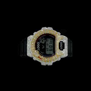 Reloj de Diamantes Moissanite Elegante en Oferta para Mujer, Reloj de Pulsera de Lujo con Piedras Brillantes, Disponible al Mejor Precio del Mercado - Product Image 1