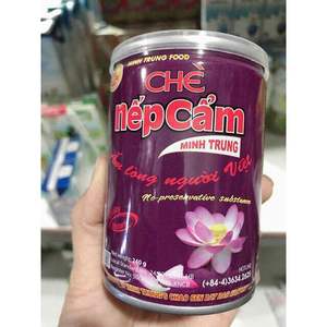 Vietnam Origine 24-Canettes/Carton Vente en gros directe Ingrédients frais congelés pour soupe instantanée Riz gluant violet Gruau sucré - Product Image 5