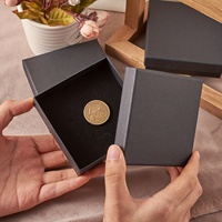 Luxury Business Gift Box Custom Book Shape Two-Piece Cover Flip Top Jewelry Premium Box Matt Lamination Embossing UV Coating