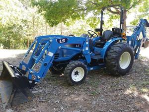 Tracteur à roues LS 40 CV Moteur diesel LL3300 Chargeur frontal Couleur bleue - Product Image 5