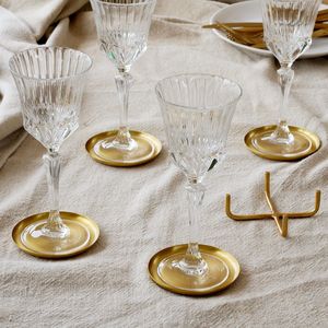 Posavasos de Metal Contemporáneo para Mesa, Diseñado para Accesorios de Cocina Premium, Decoración de Comedor y Soluciones de Protección de Bebidas - Product Image 6