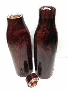 Premium Quality Modern Design <b>Copper</b> <b>Bottle</b> with wood Finish 500ml for <b>Drinking</b> Water at Wholesale Price Indian Manufacture - Product Image 3