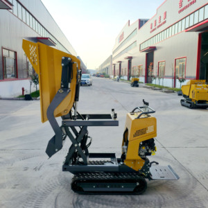 Mini-dumper sur chenilles de 500 kg à chargement automatique, hydraulique, avec moteur intégré, fourni par les usines - Product Image 5
