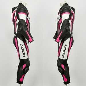 Custom Motorcycle Racing Suit OEM Cowhide Leather Perforated Track Day Apparel Carbon Protection <b>Knee</b> Sliders - Product Image 3