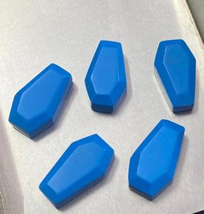 Turquesa Sintética en Forma de Ataúd, Gema Suelta Pulida para Joyería, Proveedor Mayorista - Product Image 3