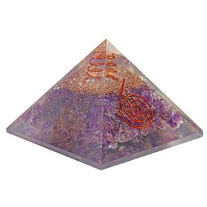 Orgone Chakra Pirámide Siete Chakra Orgone Pirámide Orgonita Pirámide para energía Curación Orgonita Kit Protección - Product Image 4