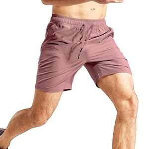 Pantalones Cortos Deportivos de Punto Waffle para Hombre, Secado Rápido, Ligeros, Transpirables, Elásticos y Texturizados - Product Image 1