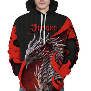 เสื้อฮู้ดดี้ปักลายพิมพ์ลายดิสชาร์จสุดเทรนดี้ ผ้าฝ้าย 100% สวมใส่สบาย สไตล์โดดเด่น รับสกรีนโลโก้ตามสั่ง คุณภาพสูง - Product Image 5
