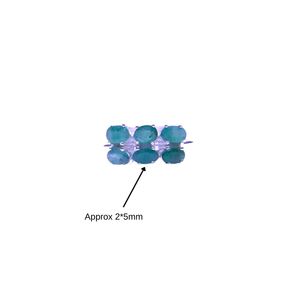 Wedding QWear 925 Sterling <b>Silver</b> <b>Emerald</b> Gemstone <b>Silver</b> Plated Jewelry Women Wear Classic <b>Ring</b> - Product Image 2