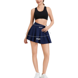 Manufacturer Soft Touch Ladies Tennis Skirt Mid Waisted Sport Skirt For Yoga Gym Workout Leisure Wear Stylish Athletic Clothing - Product Image 6