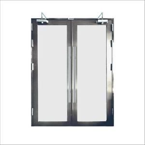 Puerta de Vidrio Resistente al Fuego Más Vendida con Marco de Madera para Proyectos de Construcción Comercial y Residencial Disponible en Grandes Cantidades - Product Image 1