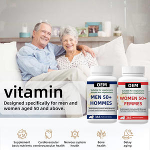 Vente en gros Capsules de multivitamines pour seniors Fourniture d'usine de suppléments nutritionnels quotidiens OEM ODM avec marque privée - Product Image 4