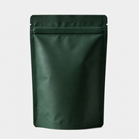 Sachets refermables personnalisés imprimés numériquement pour thé vert en vrac, emballages alimentaires refermables