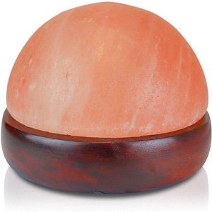 Lámpara de Piedra de Sal del Himalaya Detox Dome - Hecha a Mano con Forma Geométrica Feng Shui, la Mejor Calidad, Beneficios para la Salud - SIAN ENTERPRISES - Product Image 4