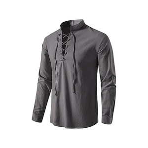 การจำลองเสื้อผ้าโบราณ ชุดการแสดง ชุดละคร เสื้อเชิ้ต ชุดประวัติศาสตร์ - Product Image 2