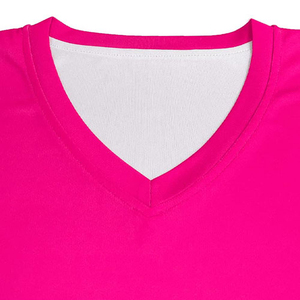 เสื้อบาสเก็ตบอลตาข่ายสีชมพู คอวี แขนกุด ระบายเหงื่อได้ดี เหมาะสำหรับทุกเพศทุกวัย ใส่ได้ทุกฤดู พิมพ์ลายแบบซับลิเมชั่น - Product Image 4