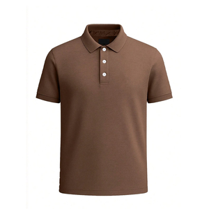 Nouveau T-shirt Homme 2026 en Coton Tricoté 100% avec Broderie Explosive, Séchage Rapide, Respirant et Poche, Manches Courtes, Modèle ODM - Product Image 3