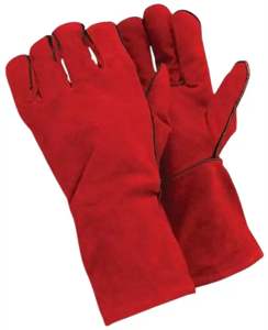 Gants de sécurité haute performance en cuir de vachette pleine fleur, résistants à la chaleur et aux étincelles, pour la lutte contre les incendies et la protection des soudeurs - Product Image 2