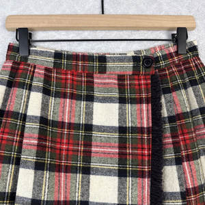 Jupe écossaise plissée en laine à carreaux Stewart pour femme, taille personnalisée, style kilt d'écolière des années 60 - Product Image 2