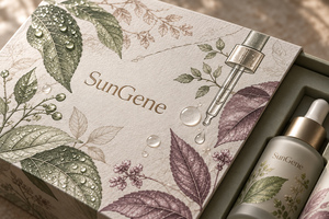 กล่องบรรจุภัณฑ์ผลิตภัณฑ์บำรุงผิวแบบริบบิ้นคู่ Dewline Botanica Serum รุ่นสั่งทำพิเศษ - Product Image 3