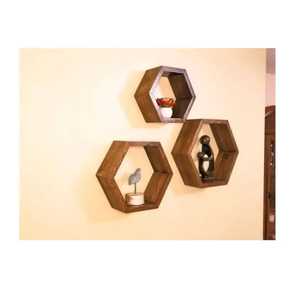 Modern Circular Laser Cut <b>Wall</b> <b>Shelf</b> Wooden Round Floating <b>Shelf</b> with Intricate Pattern <b>Wall</b> <b>Mounted</b> Storage Rack for Plants - Product Image 6