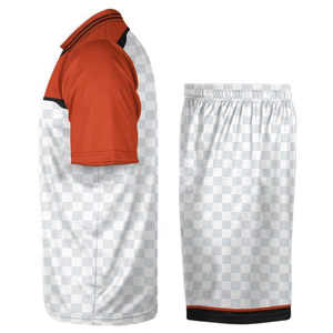 OEM Custom Logo Men's Soccer Uniform Set-100% <b>Polyester</b> Quick Dry Jersey & <b>Shorts</b> with Drawstring Closure - Product Image 6