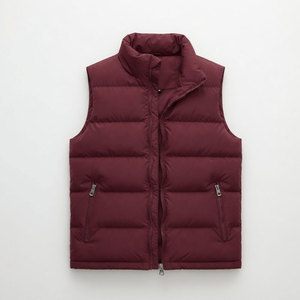 Gilet bomber décontracté pour homme de qualité supérieure, en tissu respirant et durable, avec fermeture éclair intégrale sur le devant, pour un usage quotidien - Product Image 1