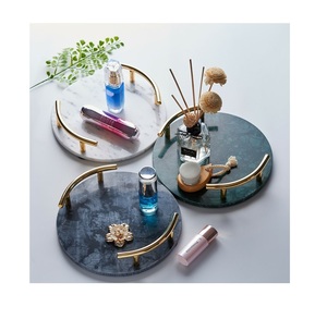 Multi-Functional <b>Snacks</b> Storage Serving Tray Home Decor Hotel Bathroom Storage Table Ware Food Serving Tray Newest Design - Product Image 1