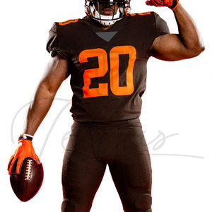 Ensembles d'uniformes de football américain à 12 panneaux, personnalisables, imprimés, pour équipes de football américain - Product Image 1