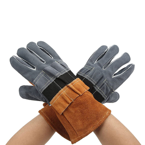 Gants de pompier tactiques en cuir sur mesure, longueur coude, ignifuges, équipement de protection haute qualité résistant au feu - Product Image 5