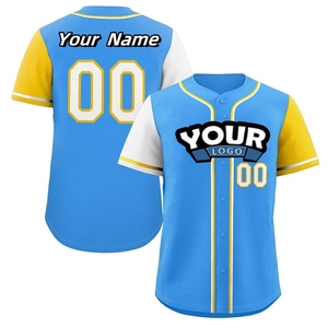 Camiseta de Béisbol Personalizada con Mangas Raglán, Ropa Deportiva Transpirable, de Secado Rápido y Ligera - Product Image 2