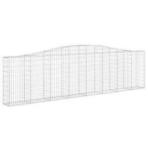 Set di 3 Grandi Cesti Gabion Resistenti in Ferro Zincato Argento per Paesaggistica e Incastonamento di Pietre - Product Image 3