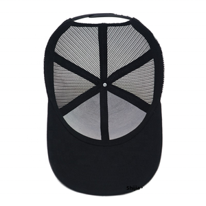 Custom Logo Summer Sun <b>Hat</b> Adjustable Cotton Baseball Mesh Cap Curved Sporty Style Trucker Mesh Fabric <b>Hats</b> Fast Delivery - Product Image 4